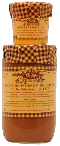 Lot Soupe de Poisson de Roche 72 cl & Rouille Setoise aux Oeufs Frais 12 cl AZAIS-POLITO