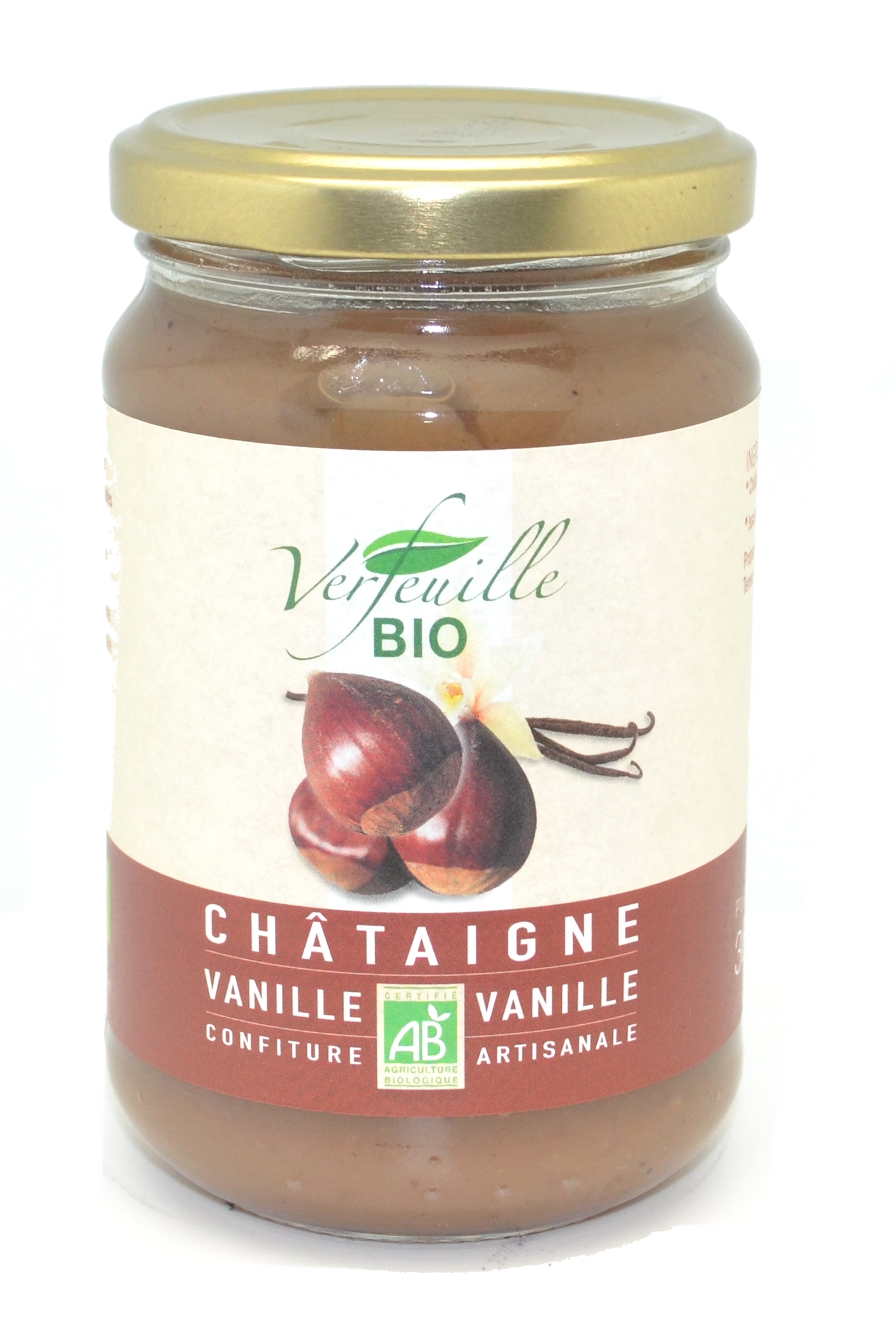 confiture de chataigne vanillee BIO
