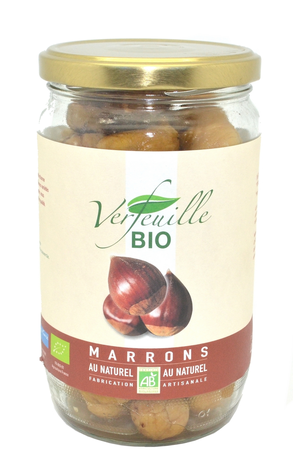Marrons naturels Bio 430g