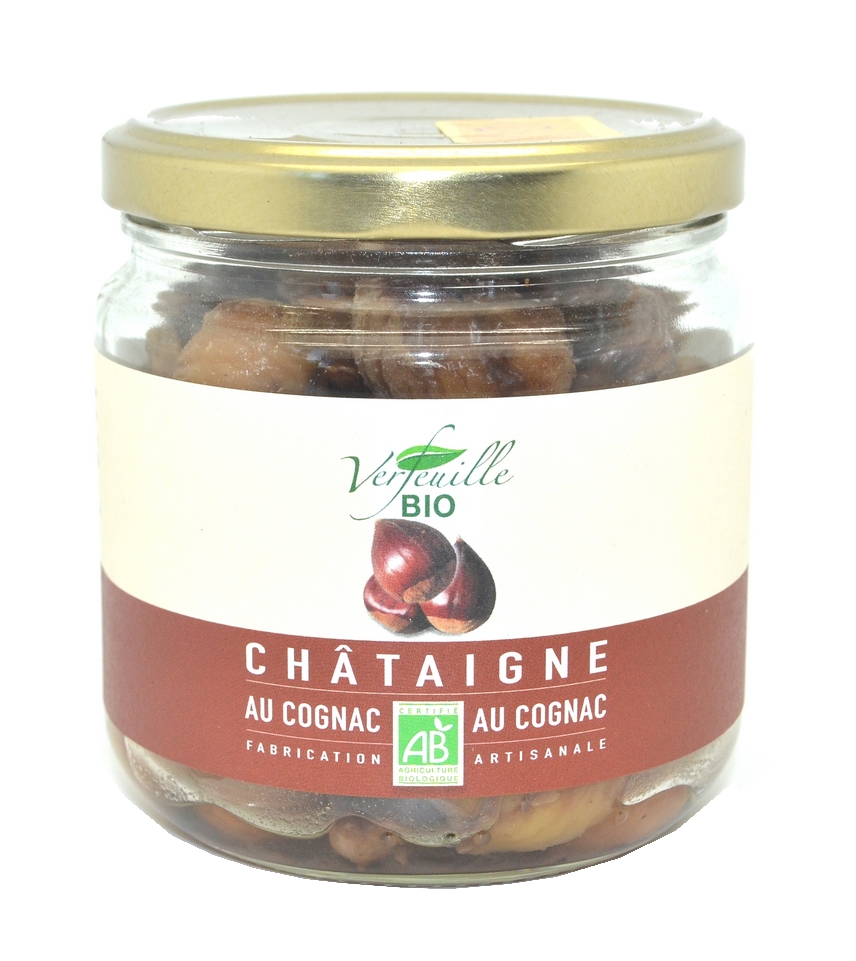 Marrons au cognac Bio 240g