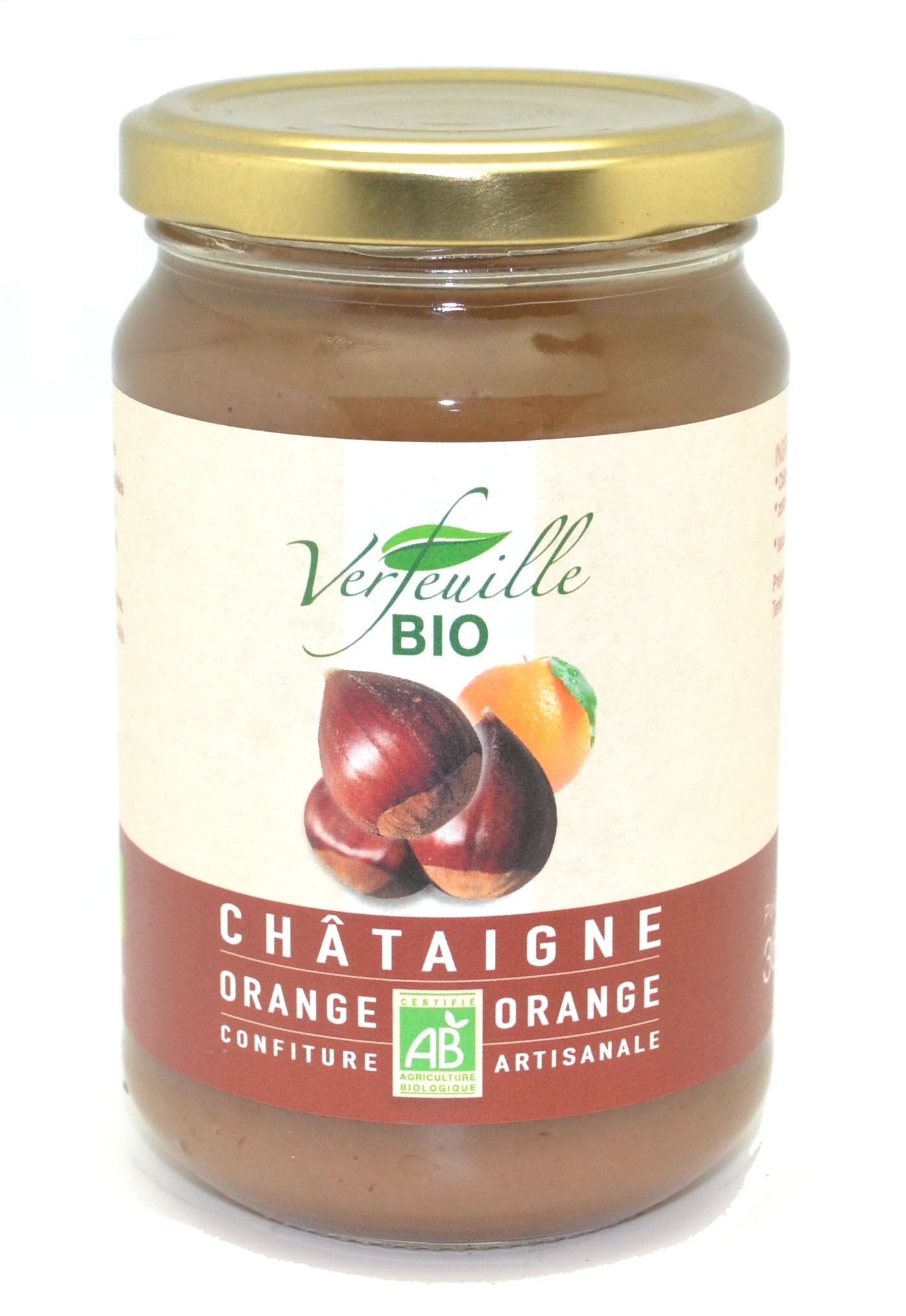 Confiture de chataigne a l'orange Bio