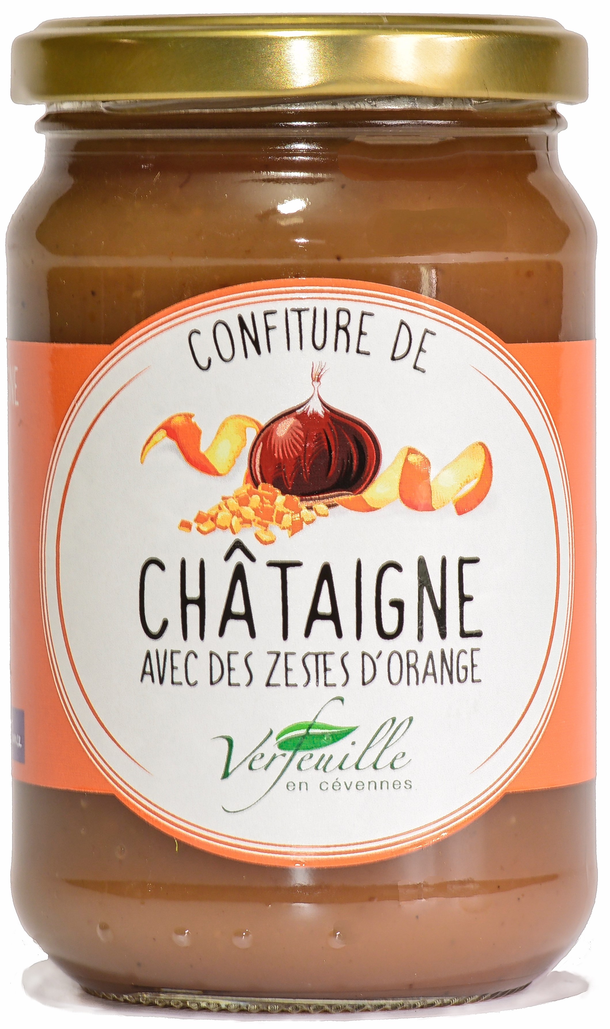 Confiture de chataigne a l'orange