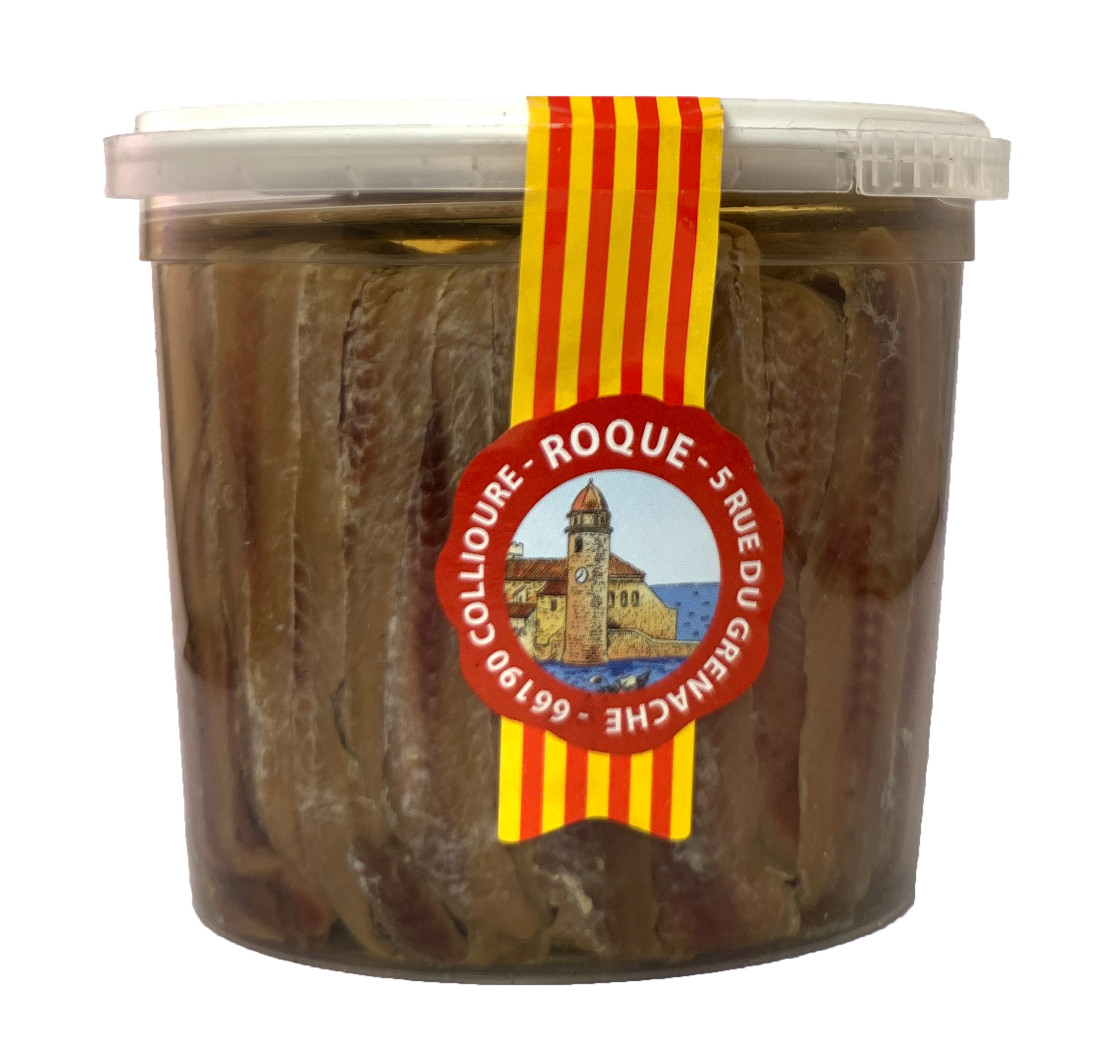 BOITE PLASTIQUE FILETS ANCHOIS HUILE 350 G