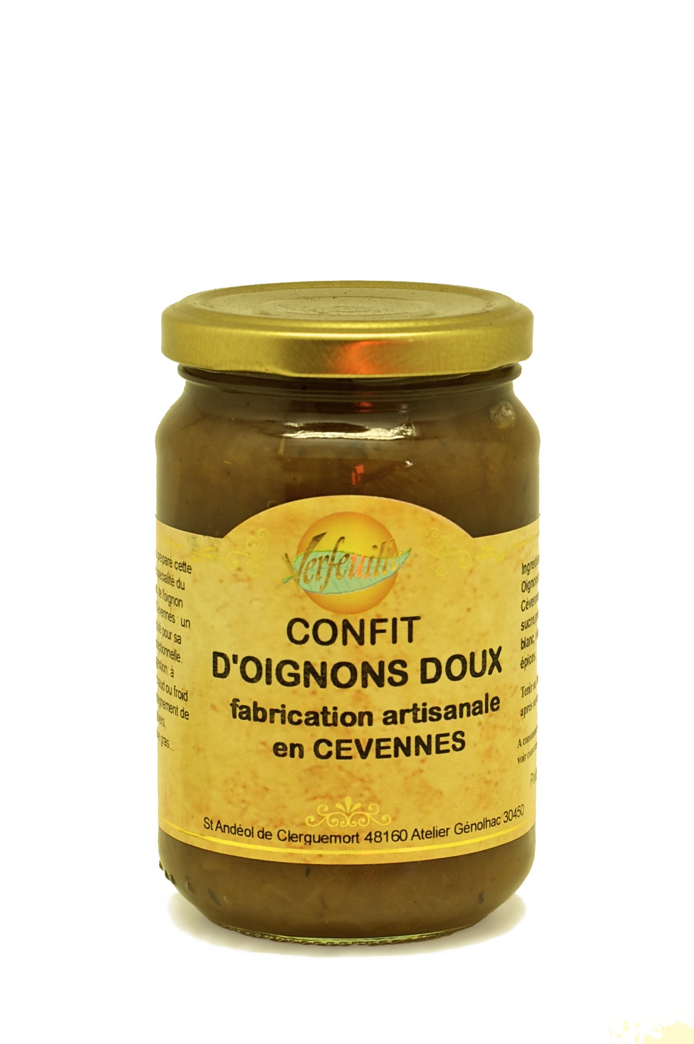 Confit d'oignons doux 320g
