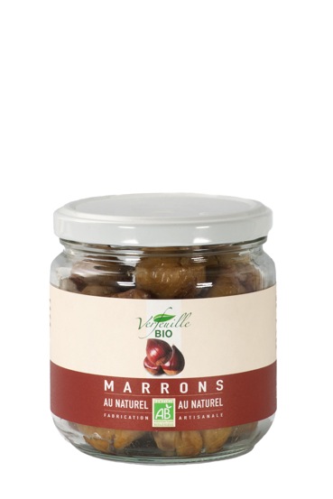 marrons naturels  bio 240g