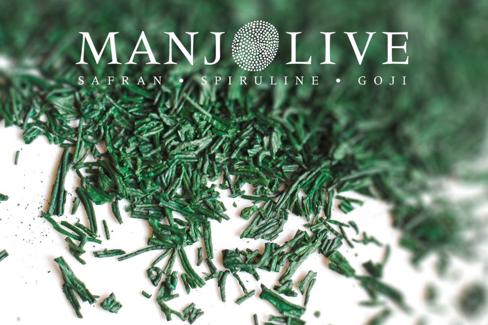 Spiruline en paillettes crue
