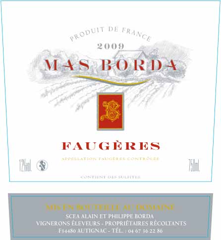 FAUGERE MAS BORDA ROSE