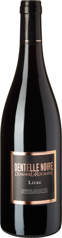 LIRAC ROUGE DOMAINE LA ROCALIERE DENTELLE NOIRE