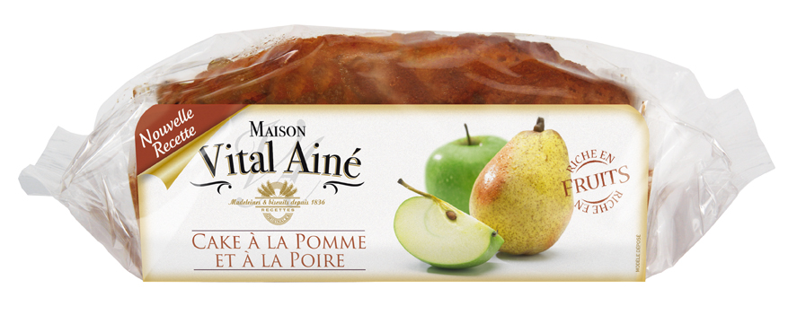 CAKE POMME POIRE