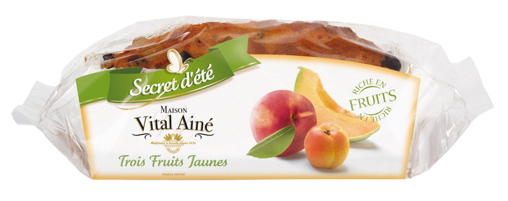 CAKE 3 FRUITS JAUNES