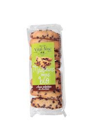 Madeleine longue aux pepites de chocolat bio
