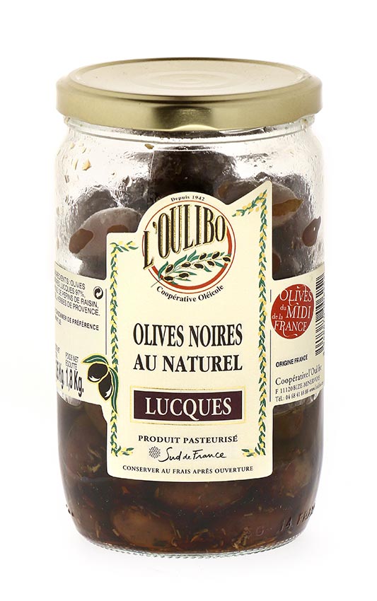Olives noires Oliviere au naturel