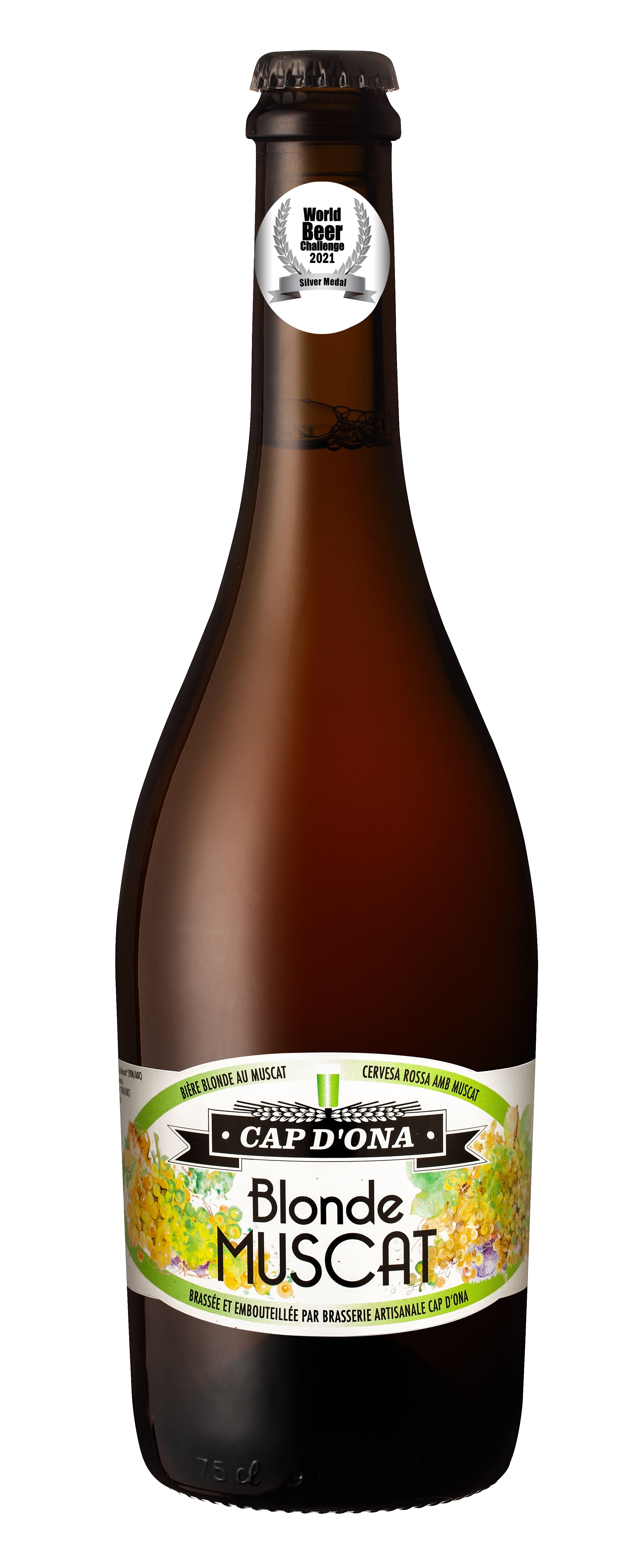 Biere CAP D ONA Blonde Bio sans gluten au Muscat