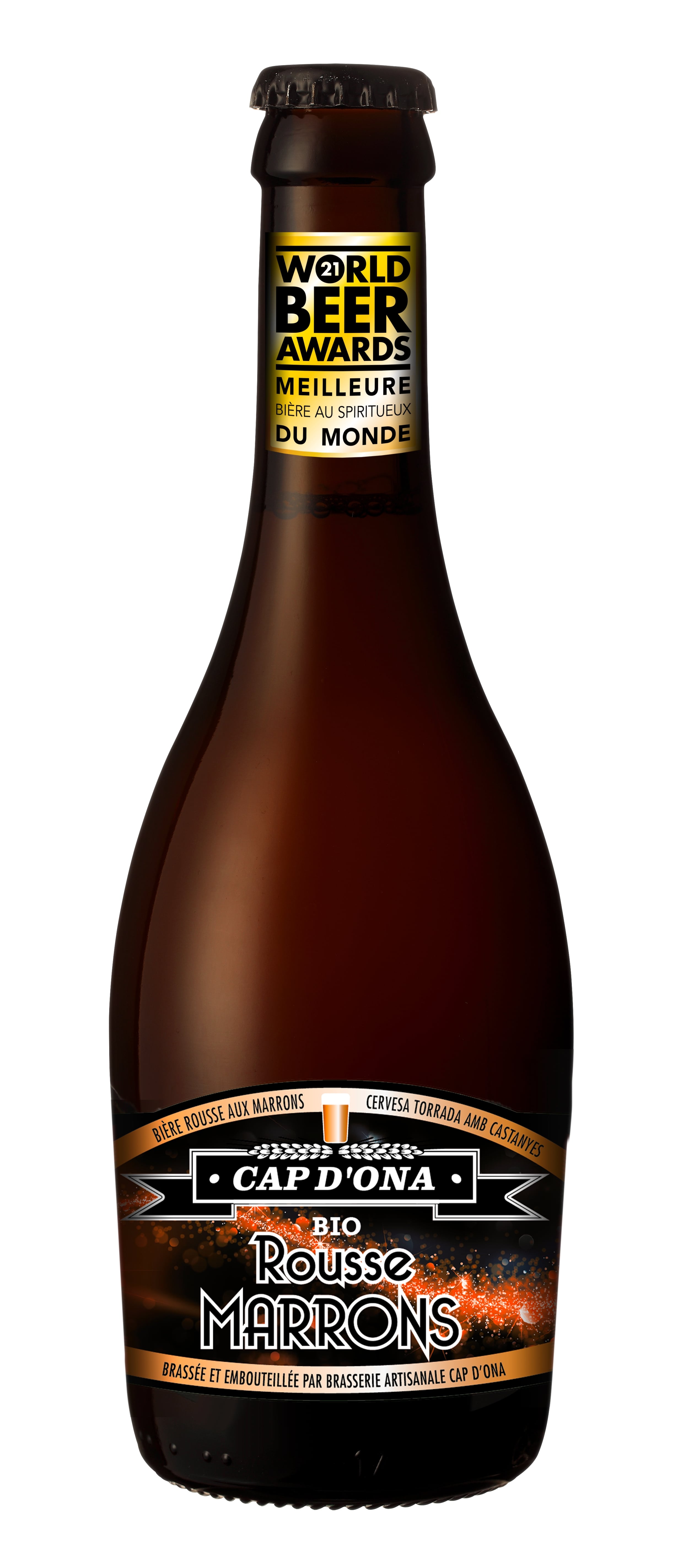 BIERE ROUSSE DE NOEL AUX MARRONS
