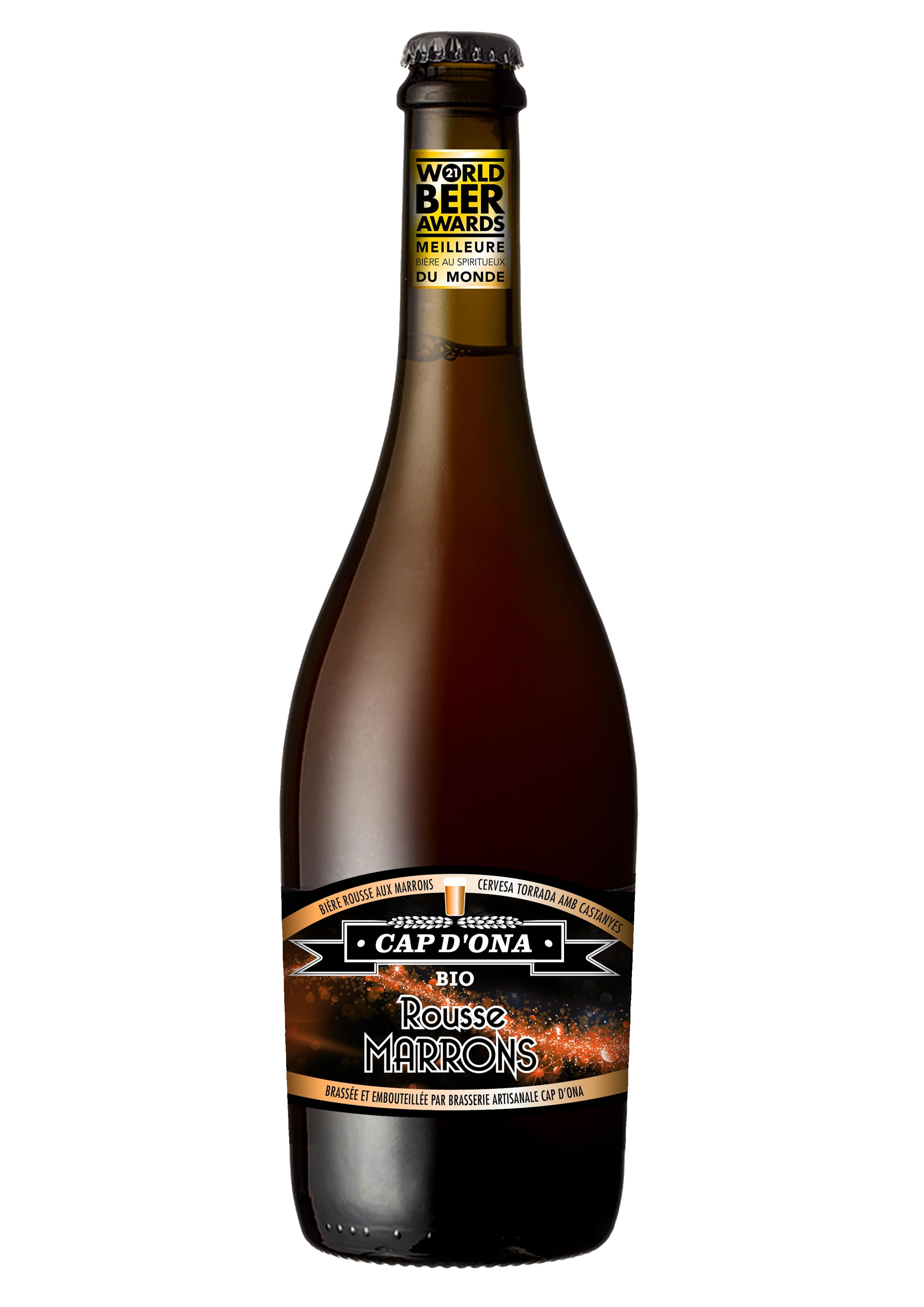 BIERE ROUSSE DE NOEL AUX MARRONS