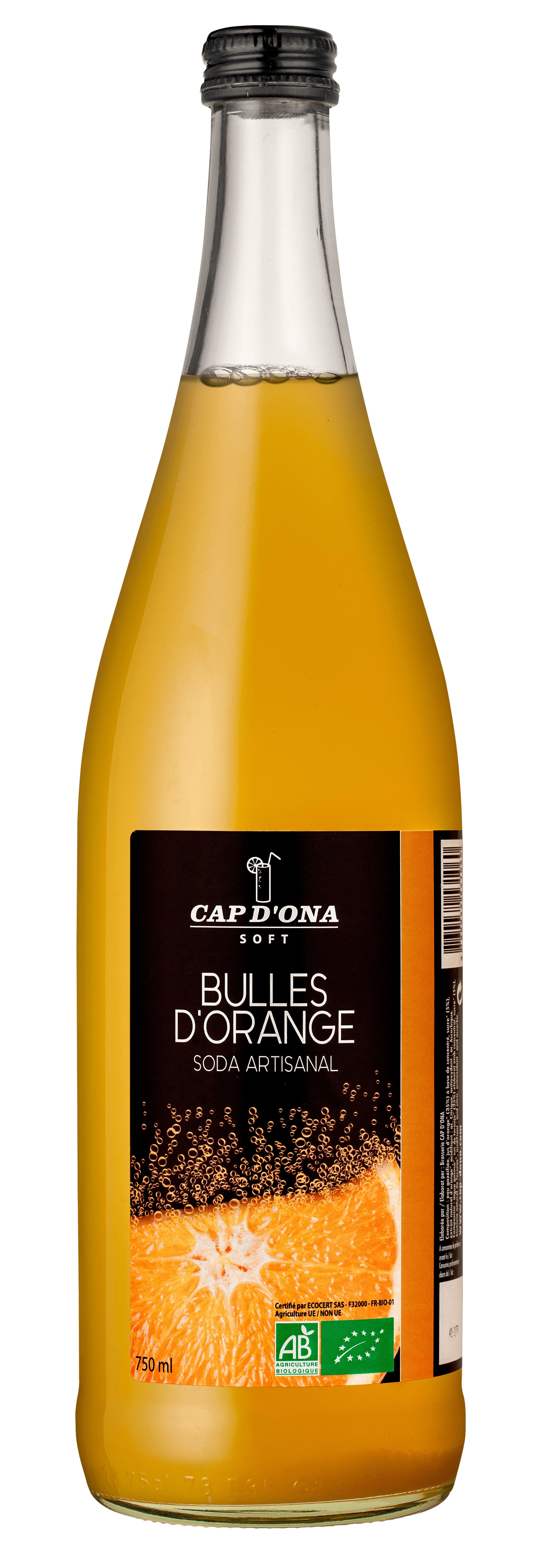 SODAS CAP D ONA BULLES D ORANGE