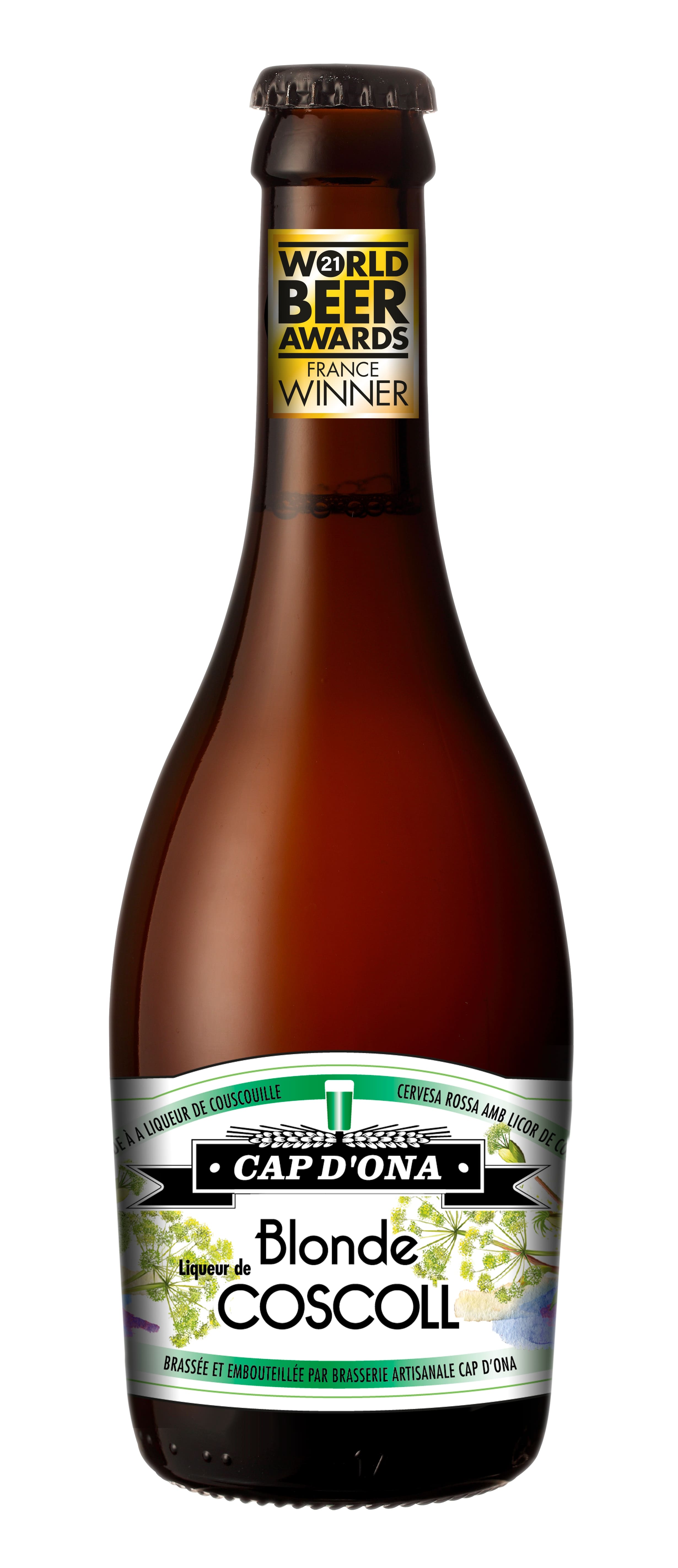 BIERE CAP D ONA Blonde Triple a la Liqueur de Coscoll