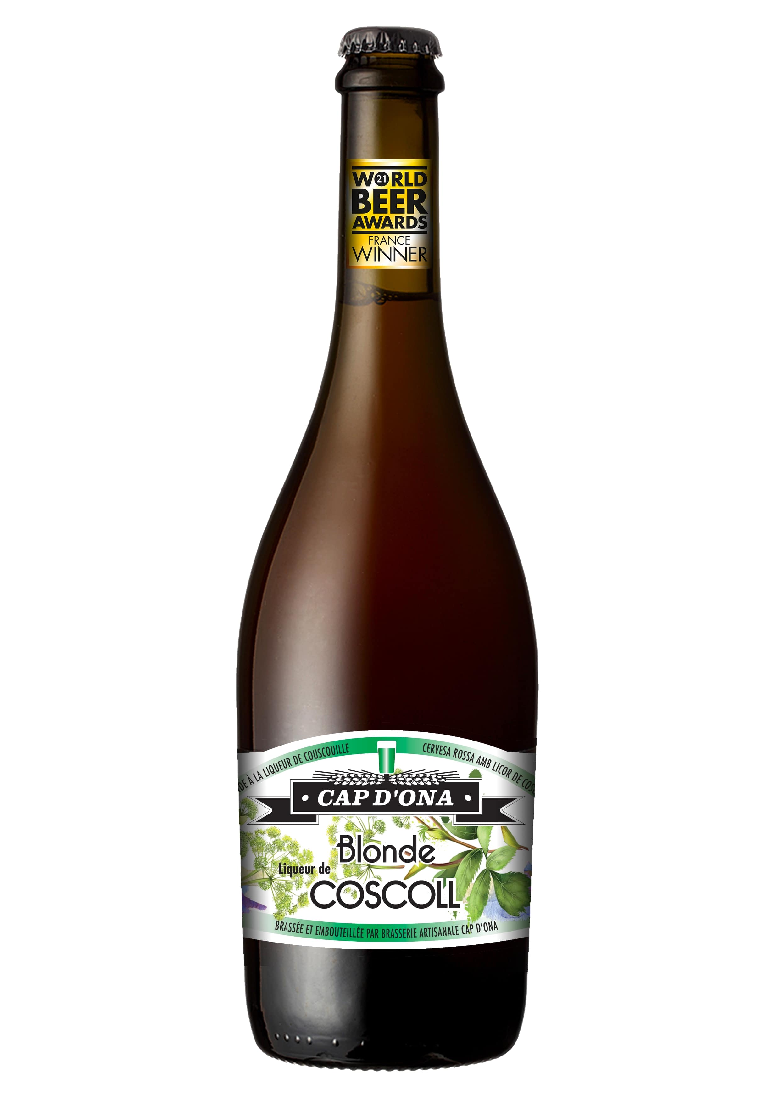 BIERE CAP D ONA Blonde Triple a la Liqueur de Coscoll
