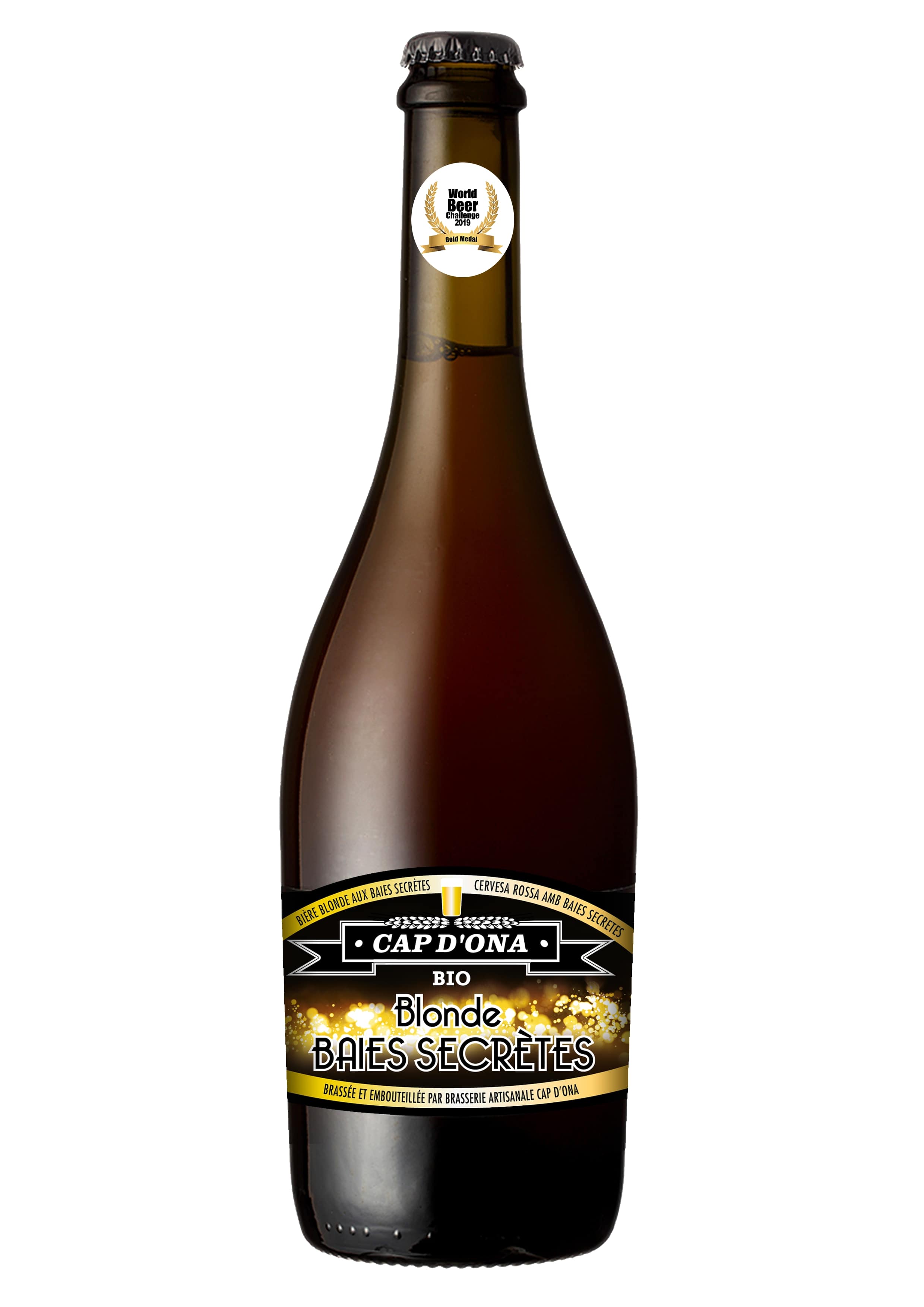 BIERE CAP D ONA Blonde bio aux baies secretes