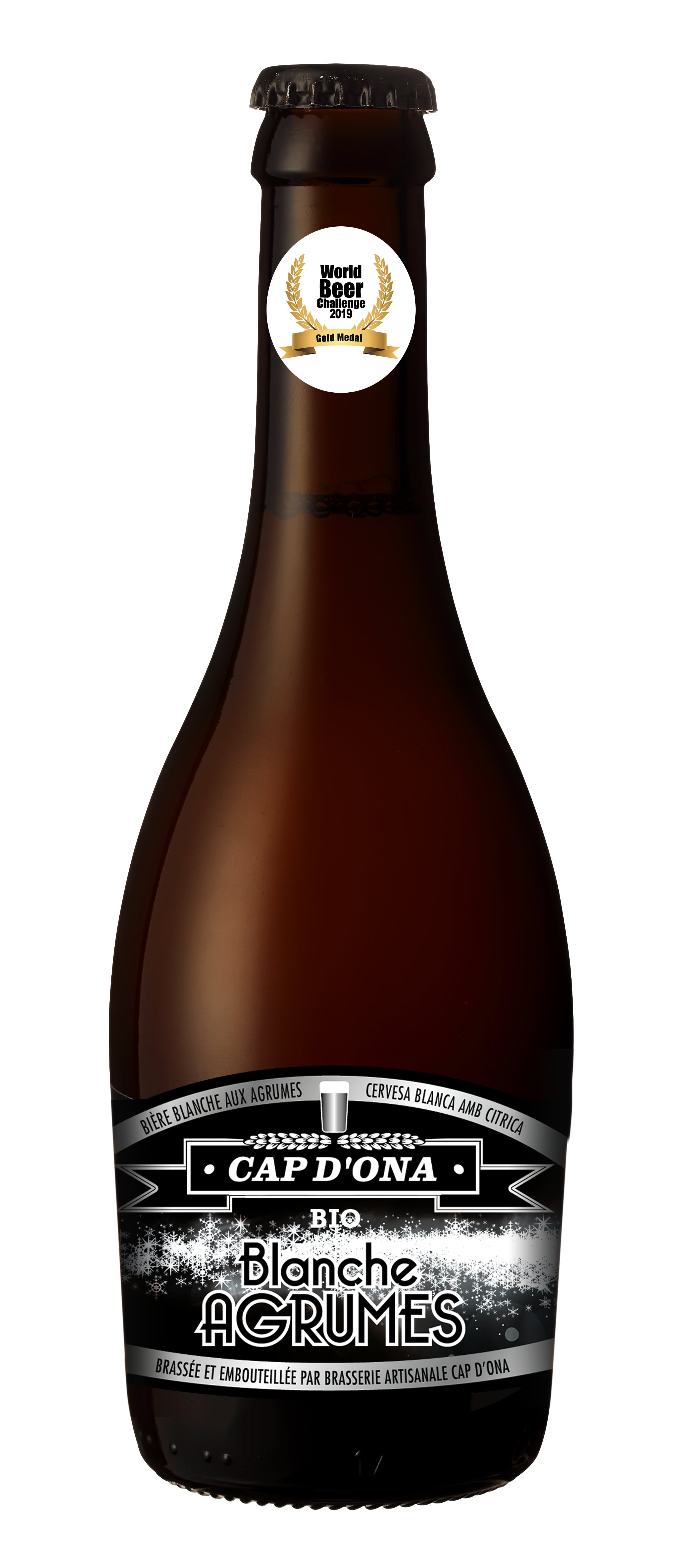 BIERE CAP D ONA Blanche bio aux Agrumes