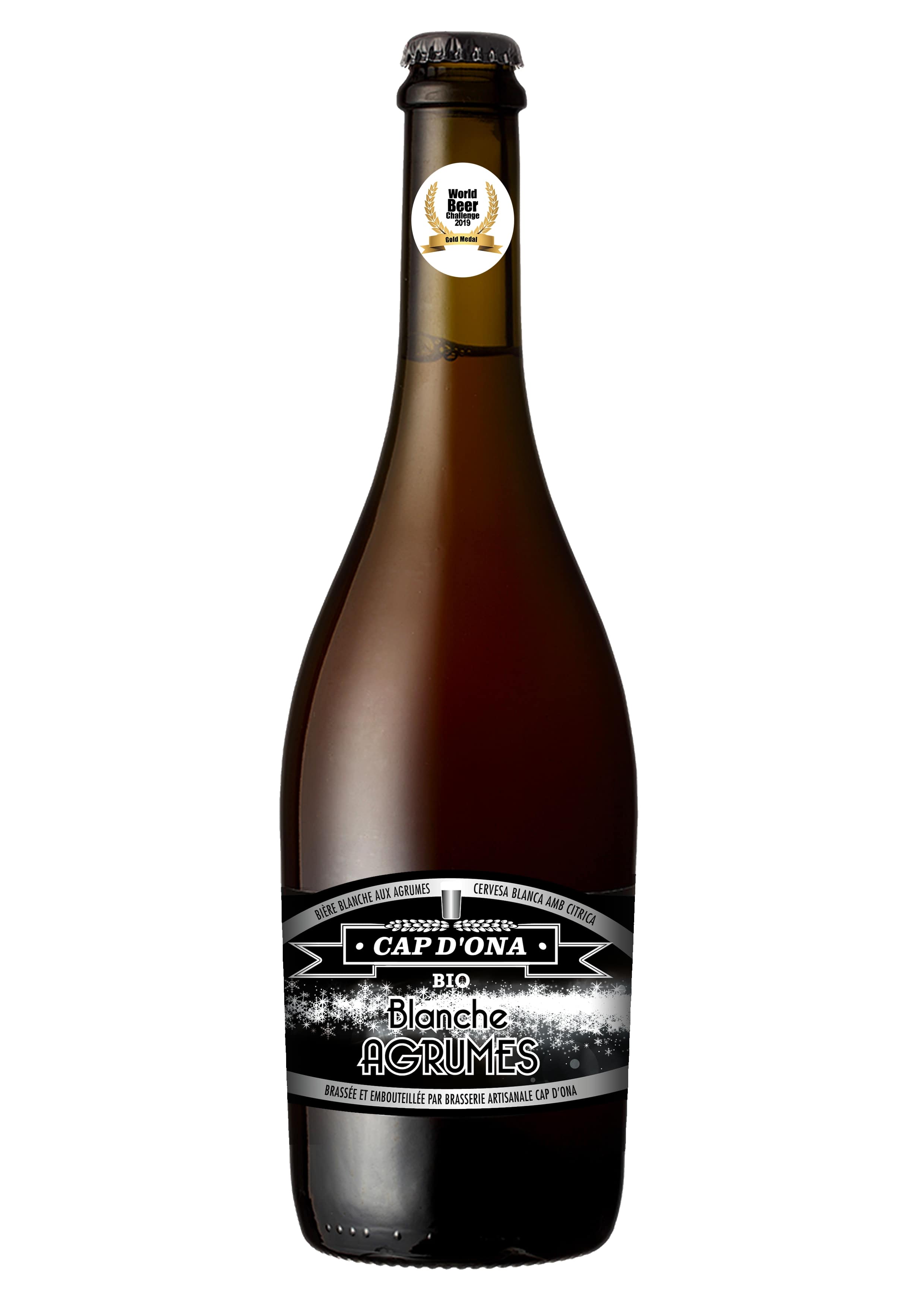 BIERE CAP D ONA Blanche bio aux Agrumes