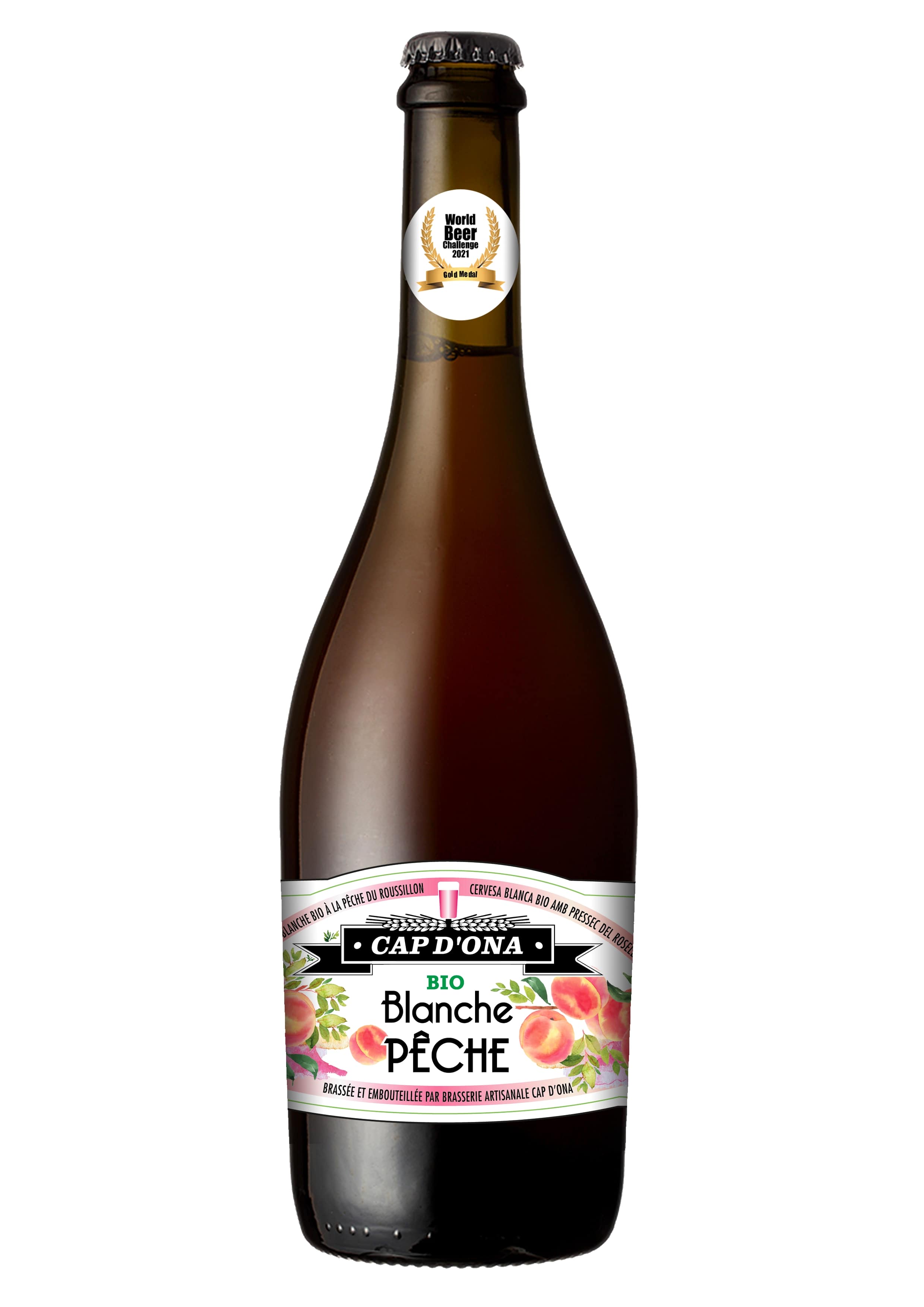 BIERE CAP D ONA Blanche Bio a La Peche du Roussillon