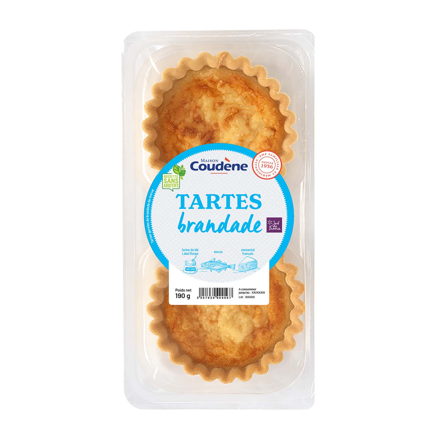 Tartes brandade