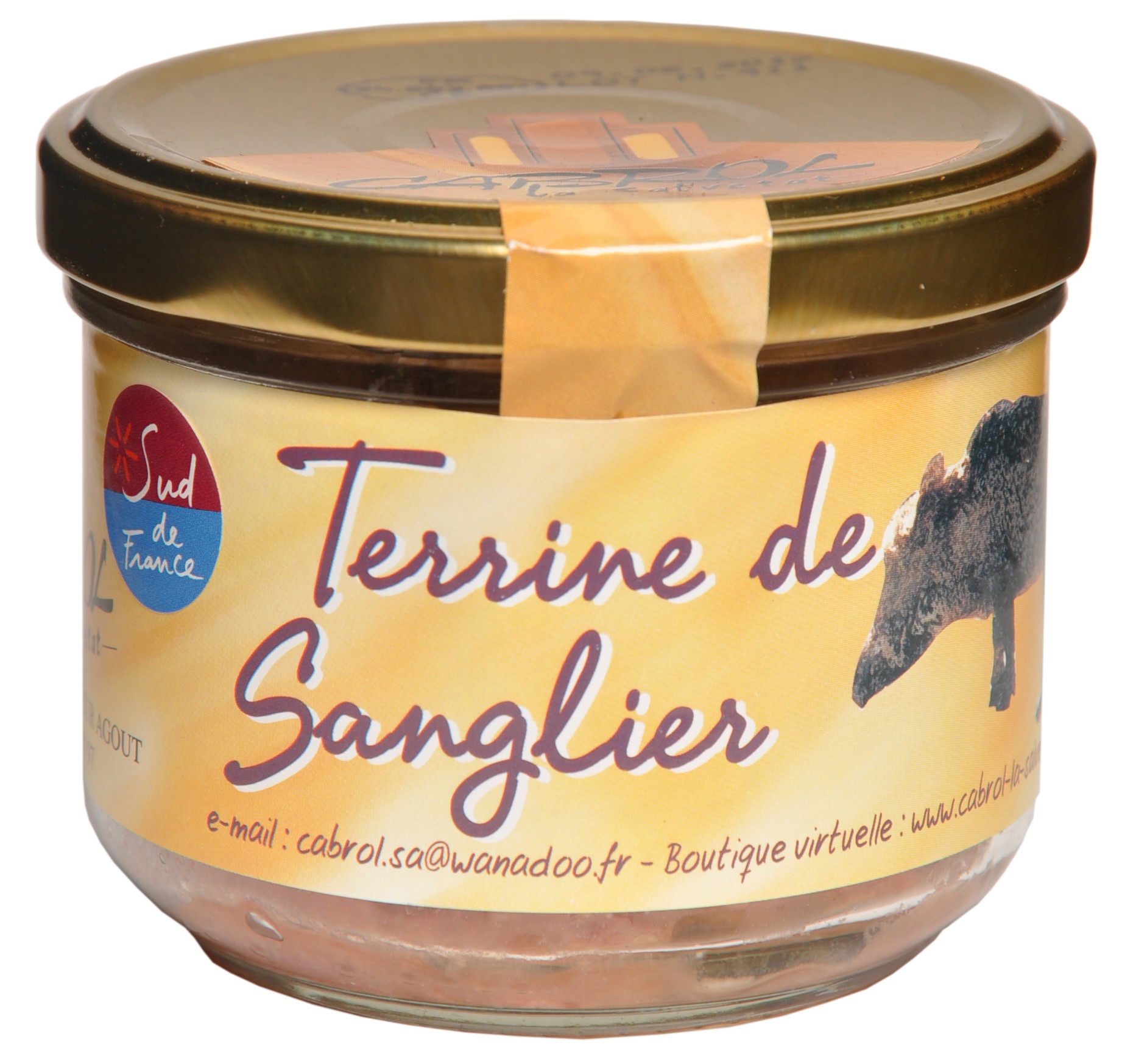 Boite / Verrine de Terrine de Sanglier