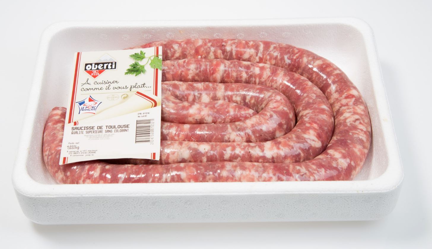 Saucisse fraîche supérieure VPF 1 kg