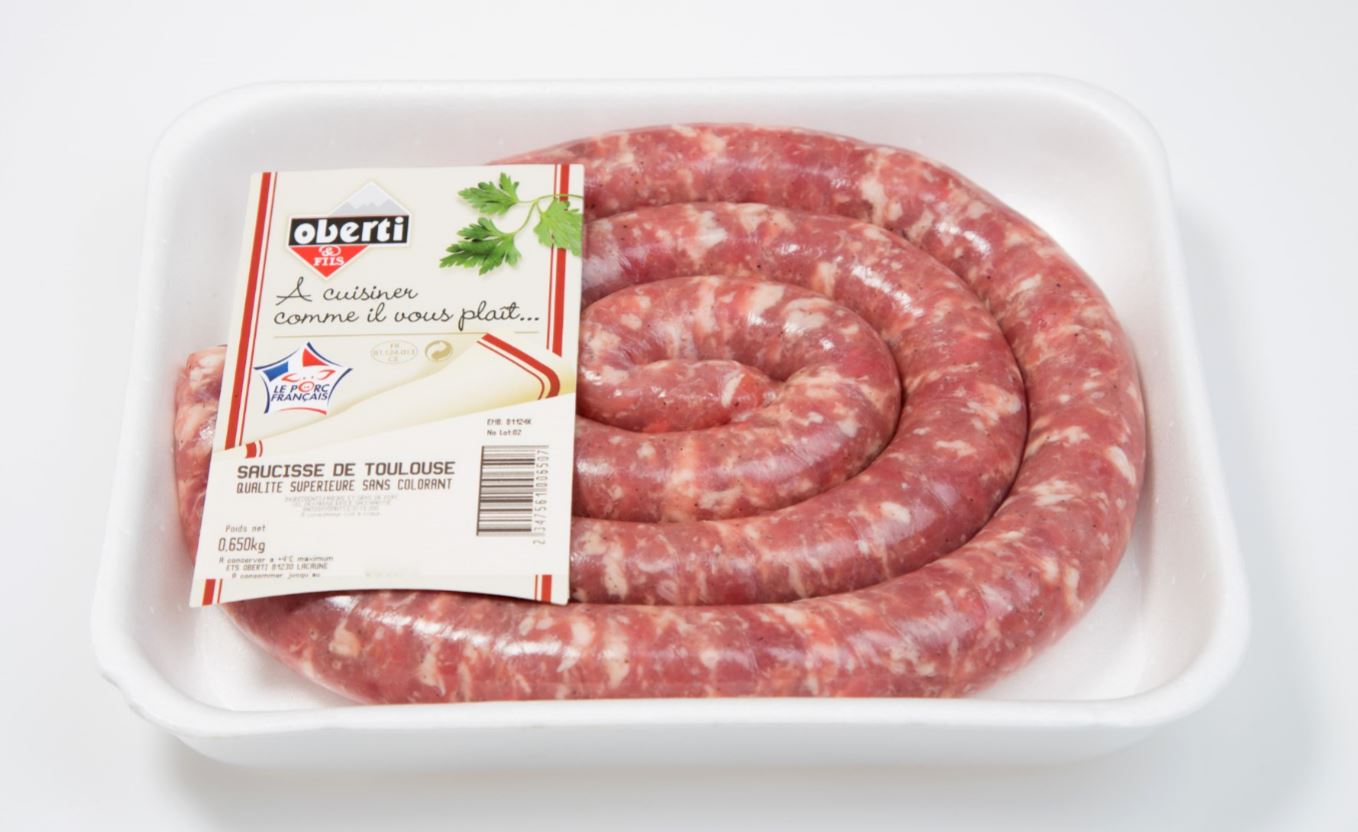 Saucisse fraîche supérieure VPF 600g