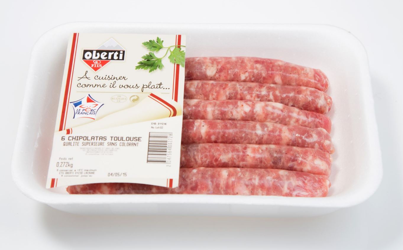 Chipolatas supérieure VPF x6