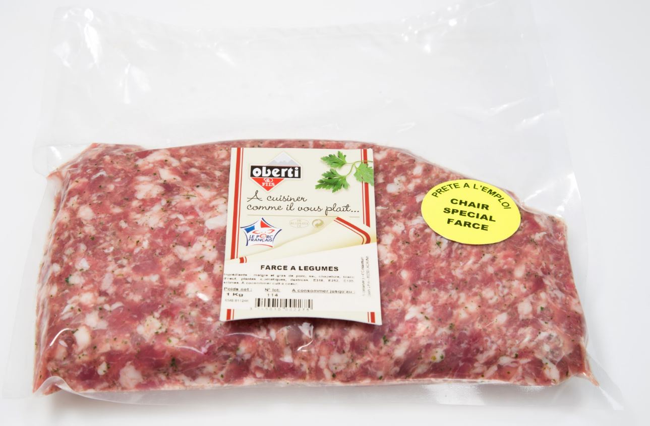 Farce à légumes VPF sous vide 1 kg