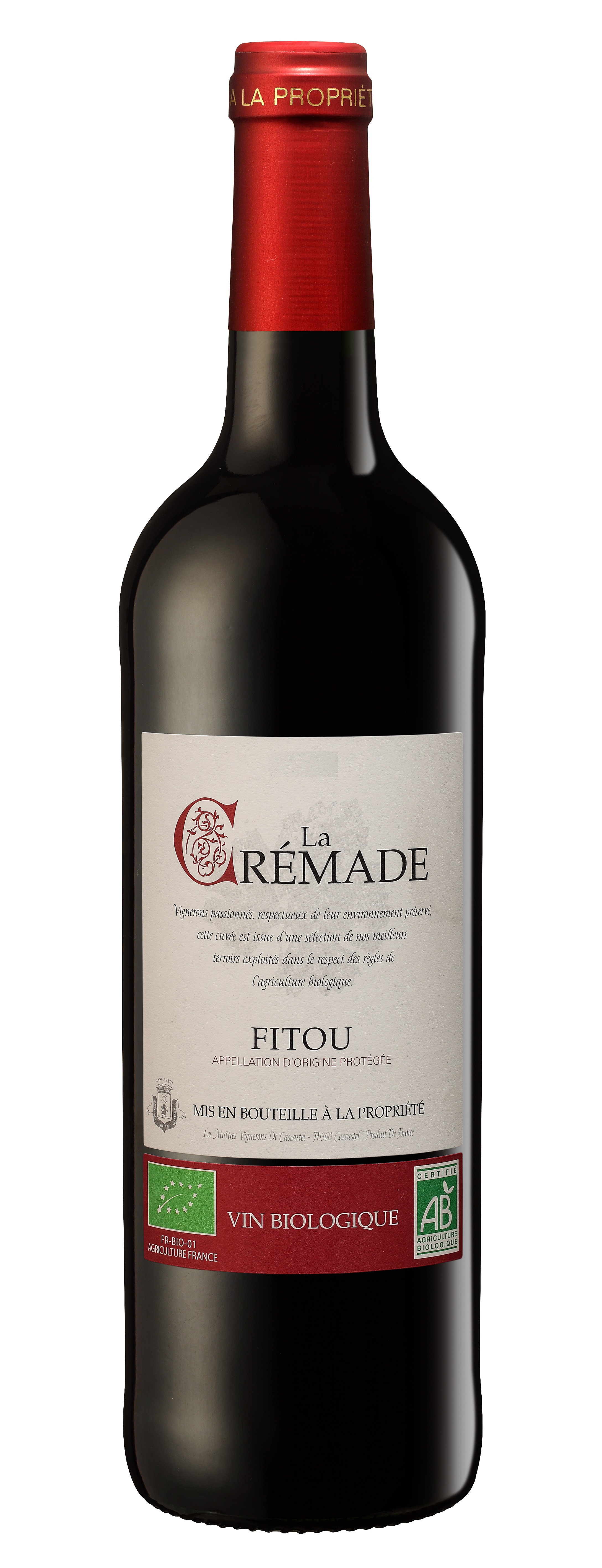 Fitou La Crémade vin biologique