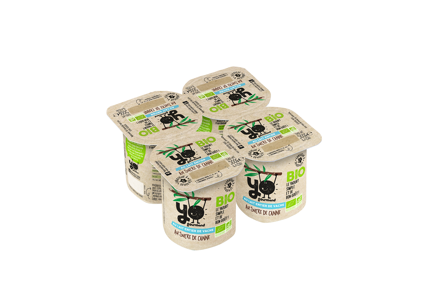Yaourt Bio Nature sucre Yogourmand