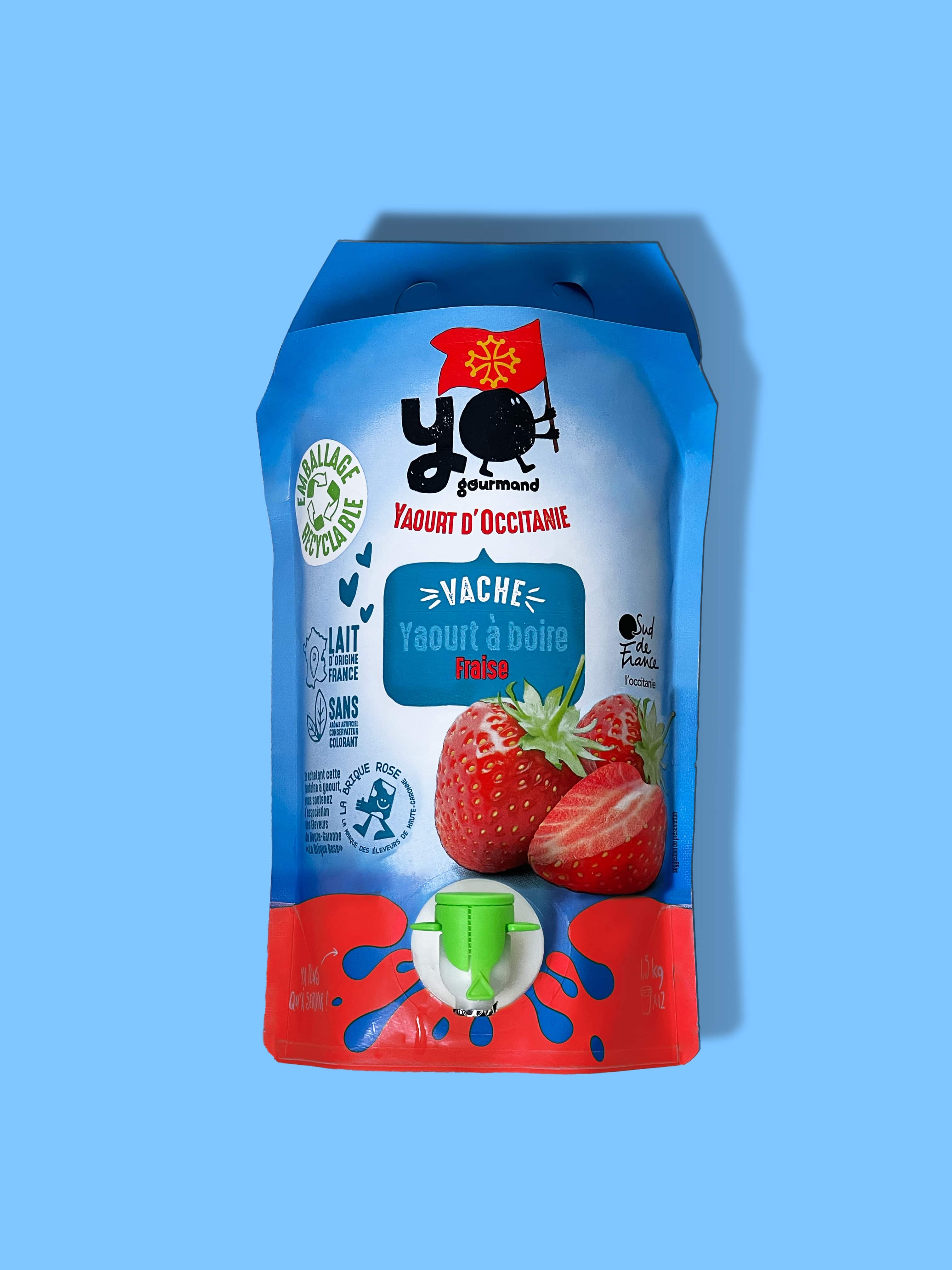 LA FONTAINE A YAOURT A LA FRAISE