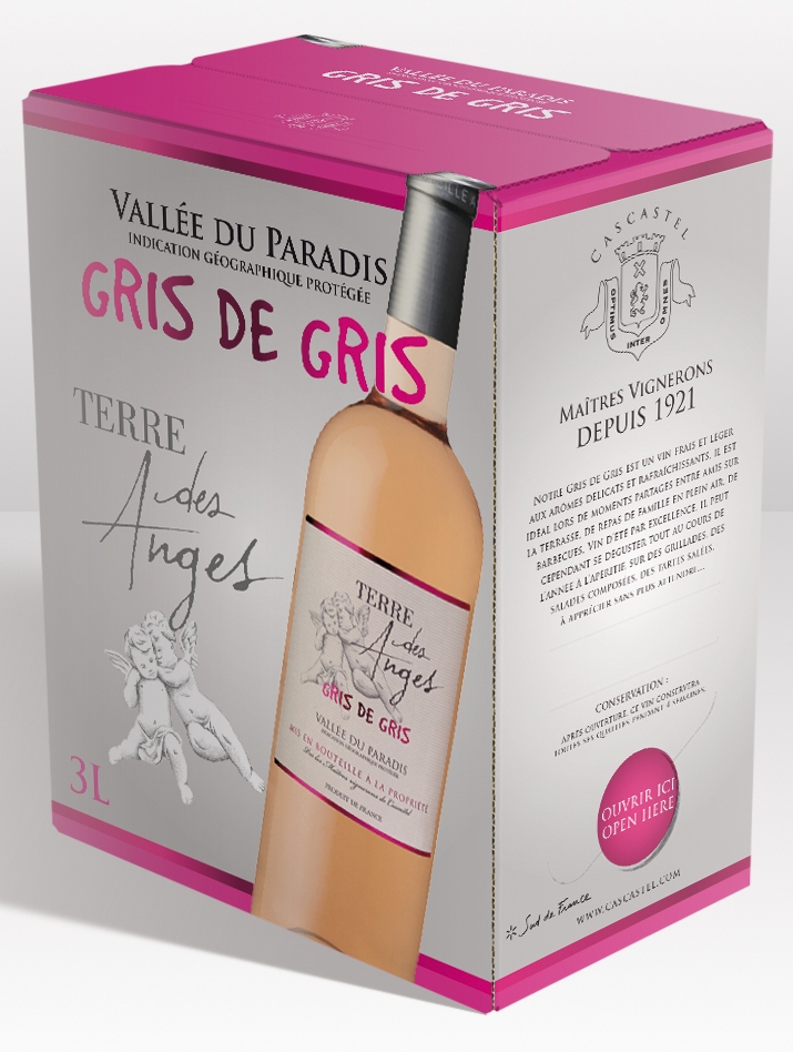 IGP Vallée du Paradis Gris de Gris Terre des Anges 3L