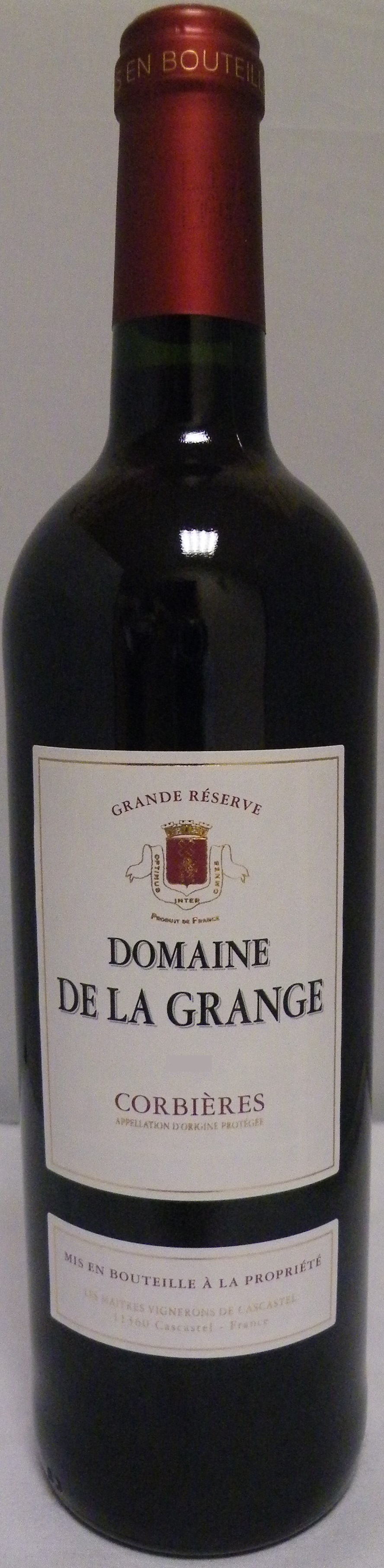 CORBIÈRES Domaine de la Grange rouge