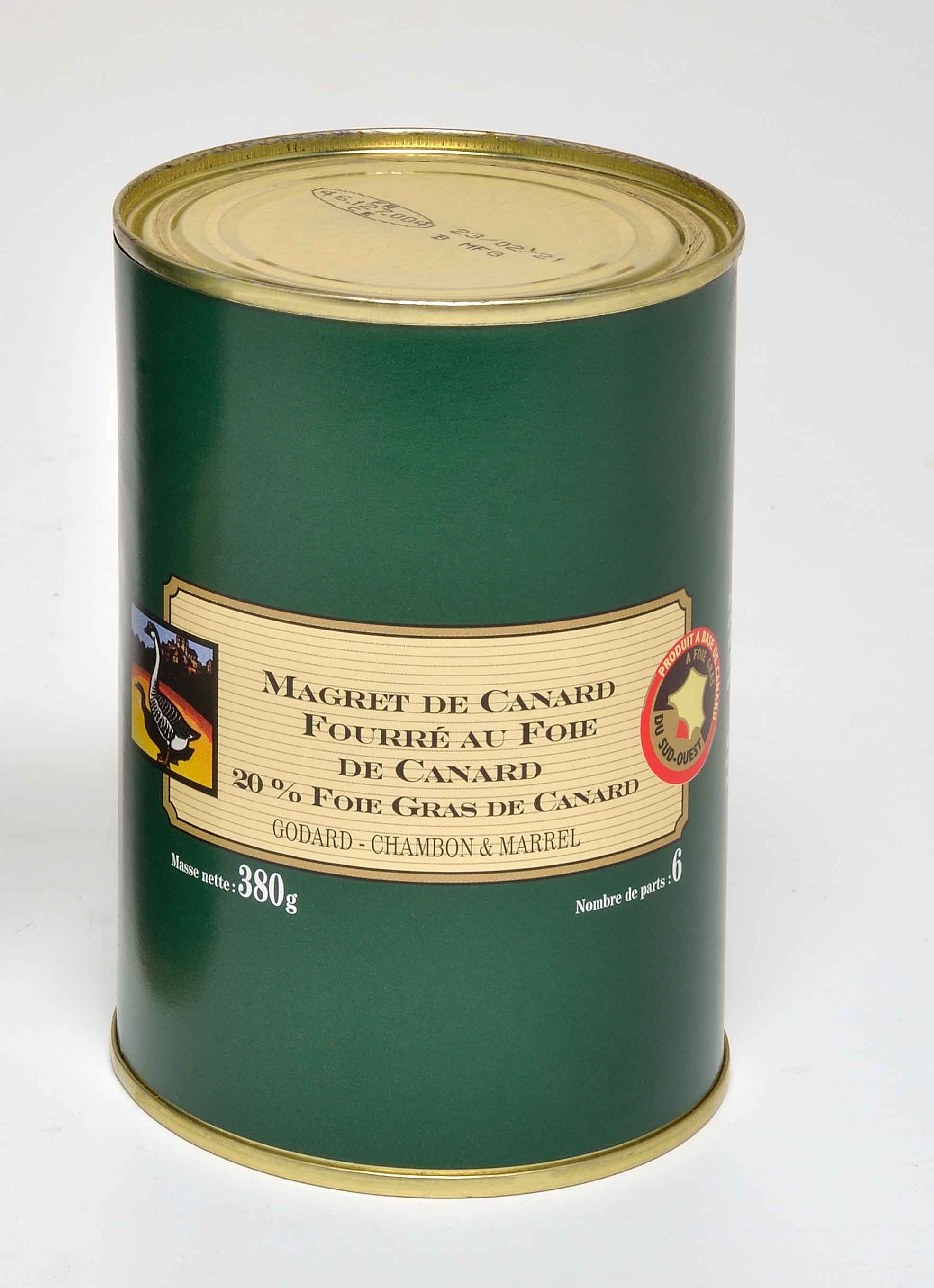 Magret de Canard Fourré au Foie de Canard - 20% Foie Gras de Canard