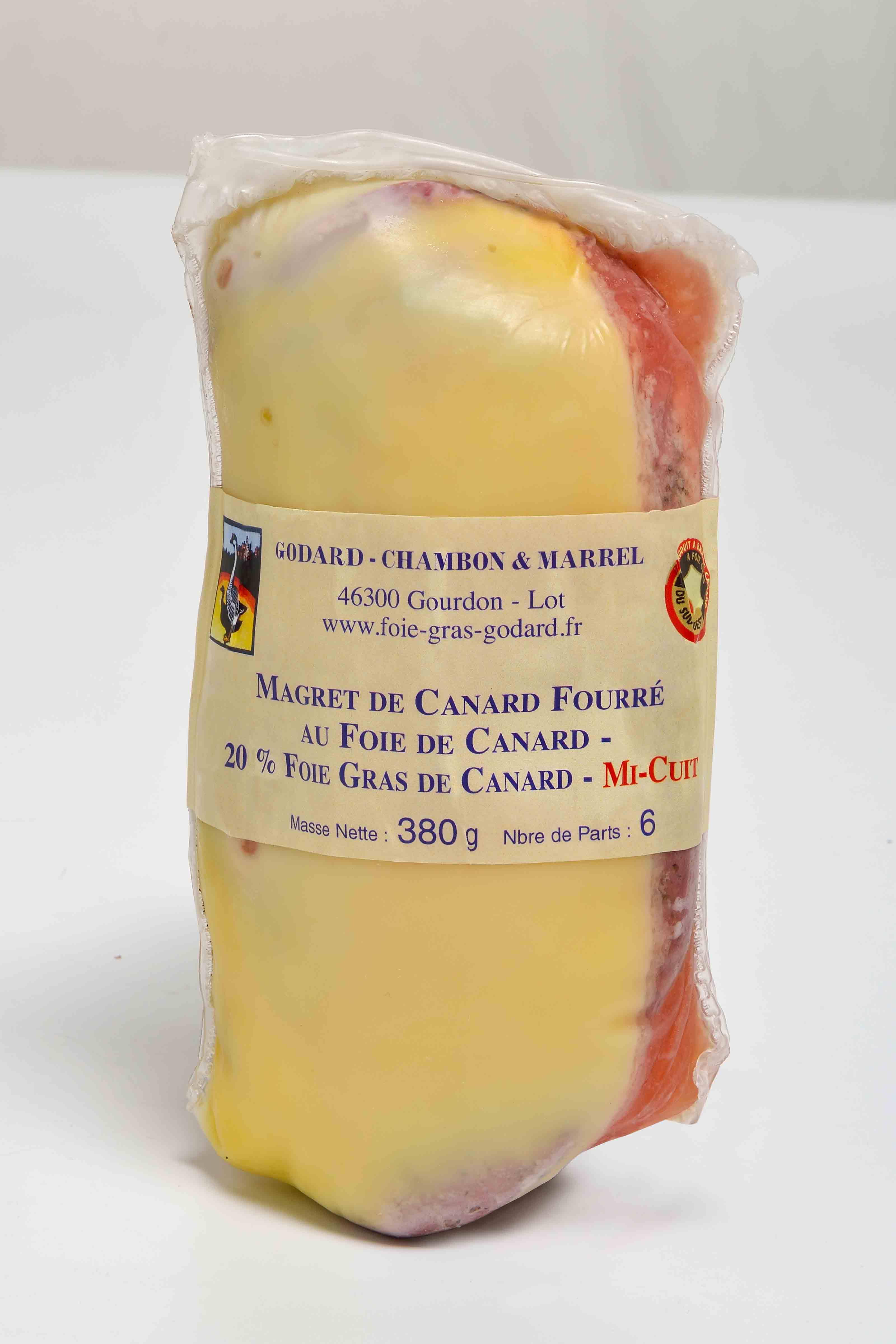 Magret de Canard Fourré au Foie de Canard - 20% Foie Gras de Canard