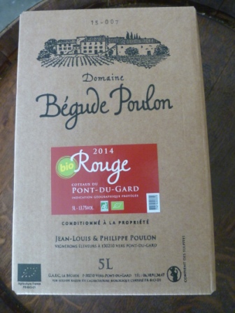 Bib rouge 5 L