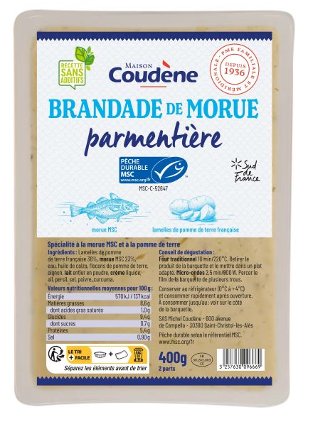 Brandade de morue parmentiere