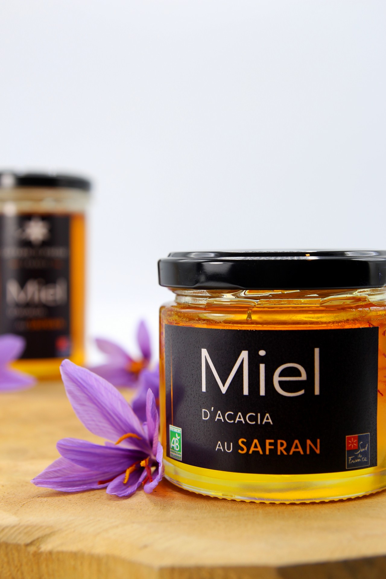 Miel d'acacia au safran