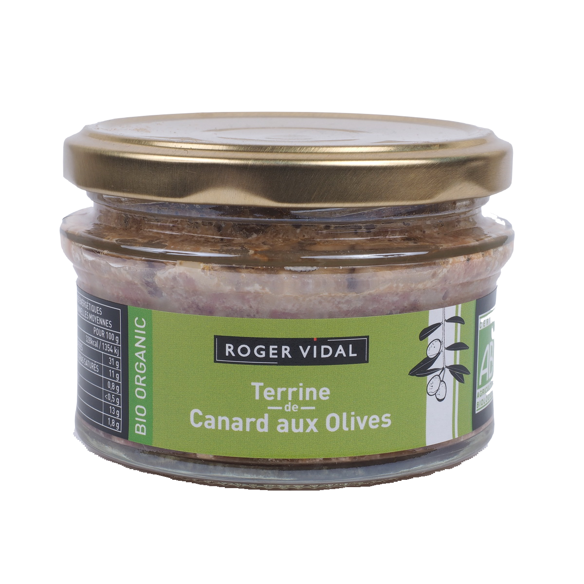 Terrine de canard aux olives