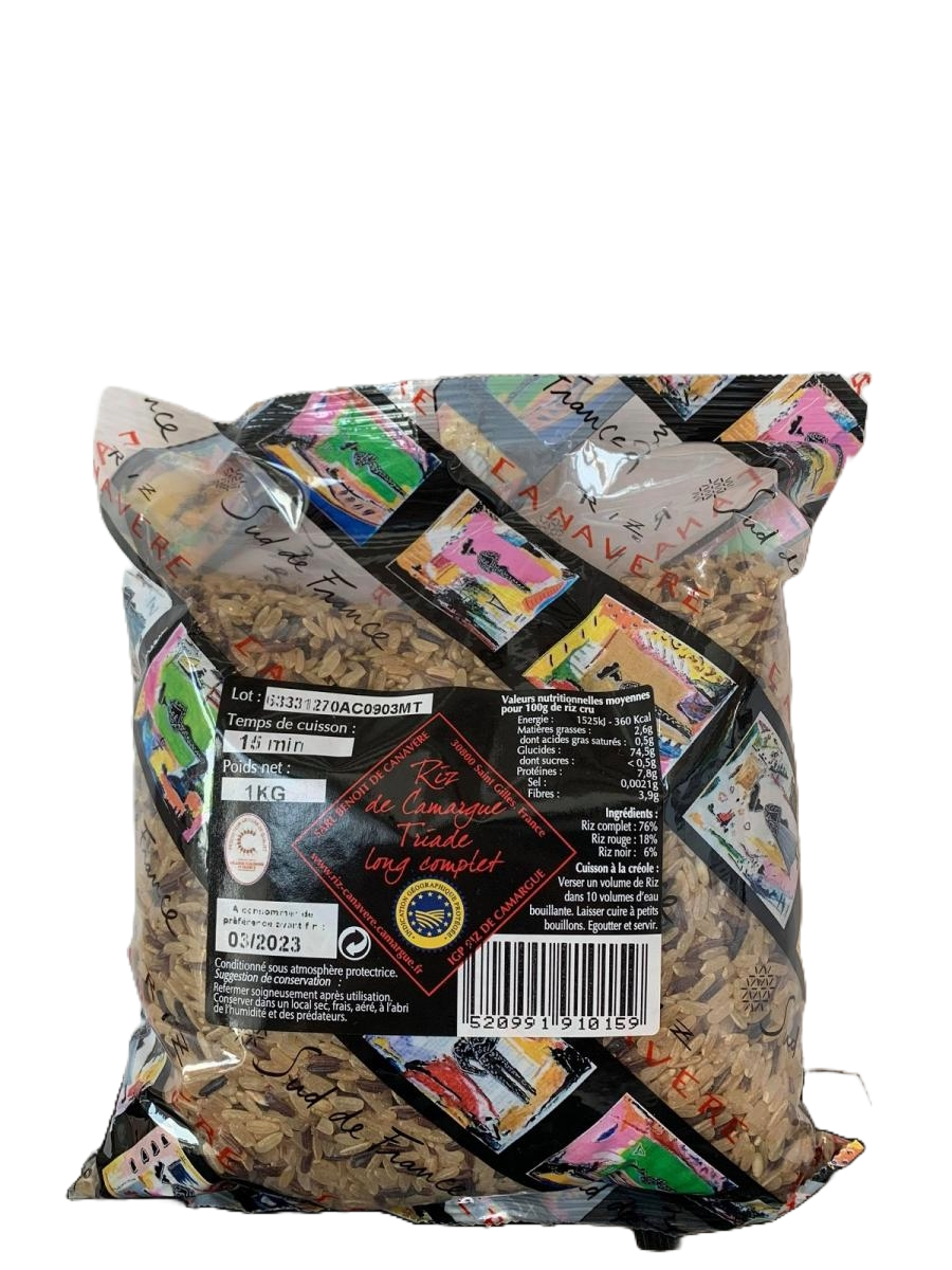 SAC 1 KG MT RIZ DE CAMARGUE IGP TRIADE