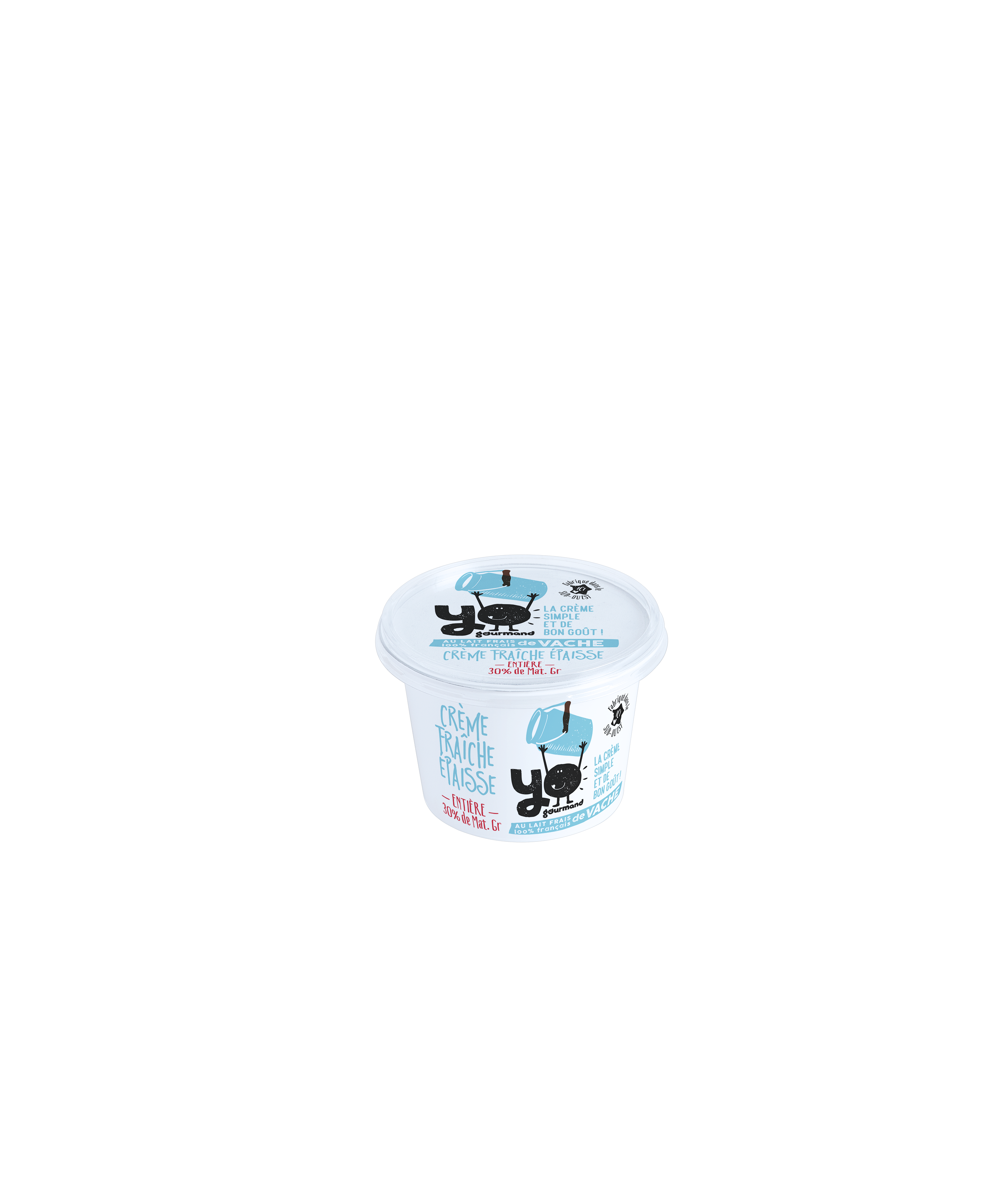 YOGOURMAND Creme fraiche epaisse au lait de vache