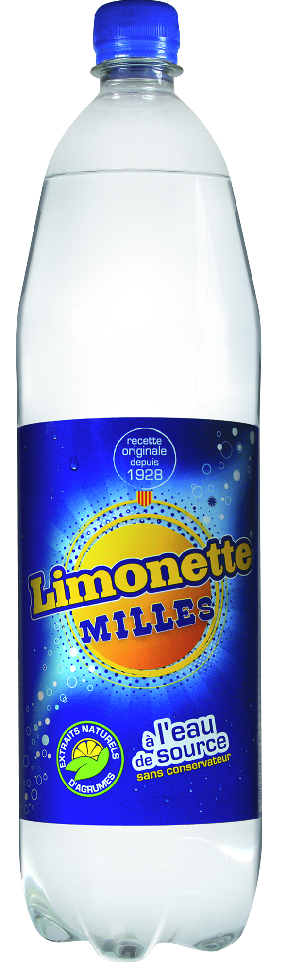 Limonette, 1,5 L PET, 1 L PET, 0,5 L PET et 33 cl VC