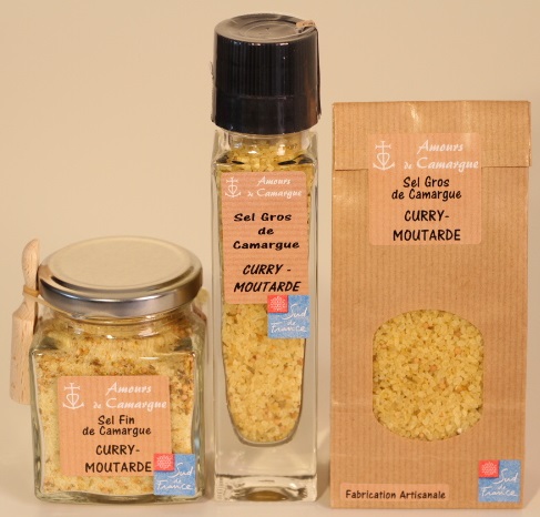 Sel de Camargue CURRY et MOUTARDE