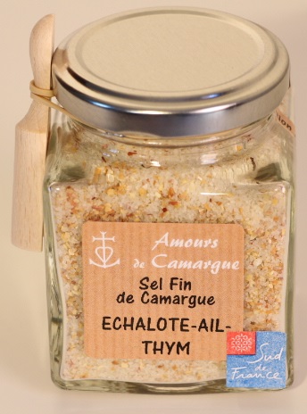 Sel de Camargue ECHALOTE, AIL et THYM