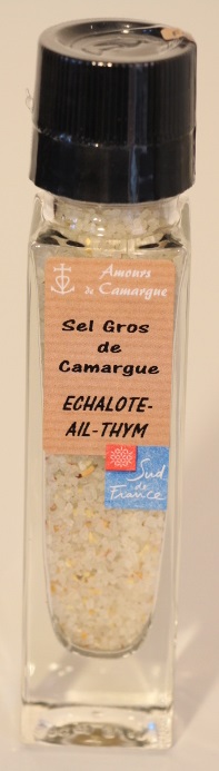 Sel de Camargue ECHALOTE, AIL et THYM