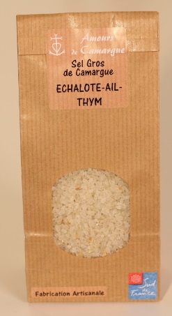 Sel de Camargue ECHALOTE, AIL et THYM